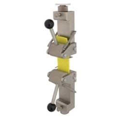 Mors auto-serrant excentrique à rouleau avec sangle jaune