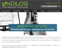 Gamme Springtest - Bâtis pour la vérification des ressorts.