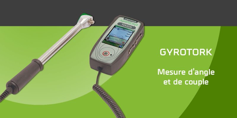 GYROTORK – Couplemètre couple et angle avec clé dynamométrique